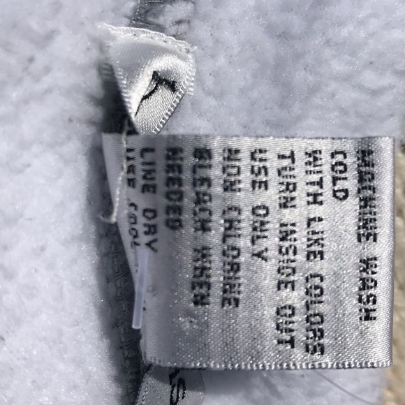 Vintage Cat Fleece Sweatshirt Embroidered Applique Gray Women's Petite S PS 1980 - Picture 7 of 8